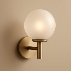 Layerhue Small Frost Bulb Sconce